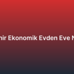 Yenişehir Ekonomik Evden Eve Nakliyat